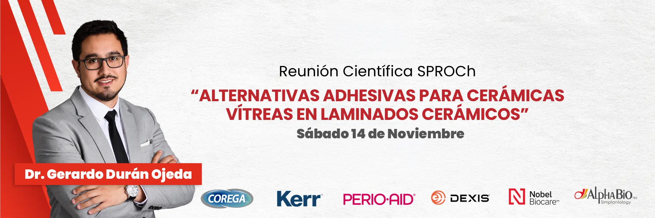 Reunión Científica SPROCh: Alternativas adhesivas para cerámicas vítreas en laminados cerámicos